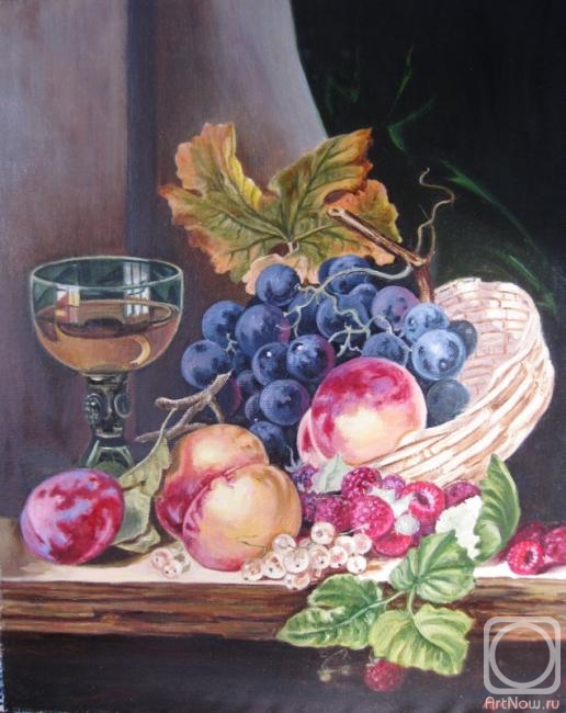 Neroznik Anna. Still life with peaches