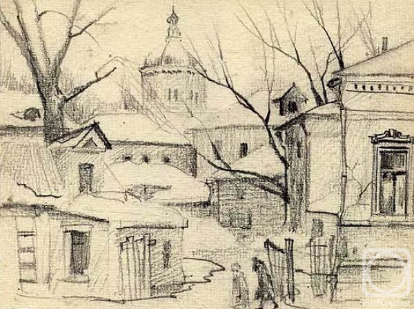 Gerasimov Vladimir. Moscow sketches 23