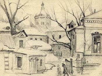 Moscow sketches 23. Gerasimov Vladimir