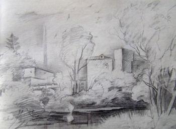 Moscow sketches, industrial zone 37. Gerasimov Vladimir