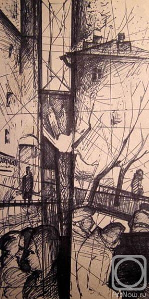 Gerasimov Vladimir. Moscow sketches 34