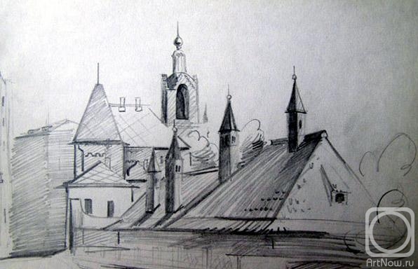Gerasimov Vladimir. Moscow sketches 29