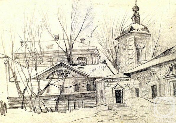 Gerasimov Vladimir. Moscow sketches 1