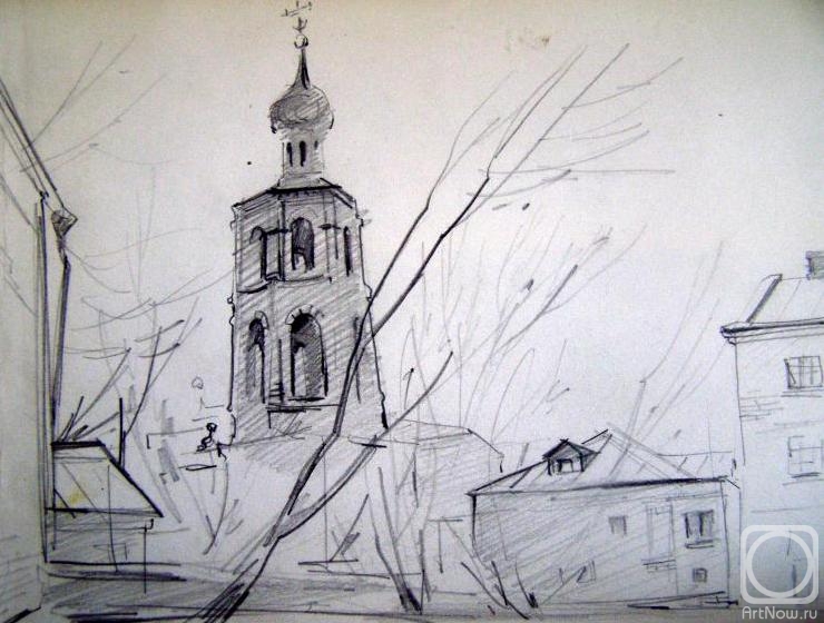 Gerasimov Vladimir. Moscow sketches 50