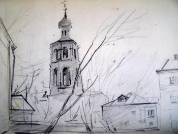 Moscow sketches 50. Gerasimov Vladimir