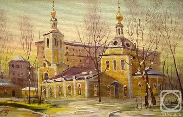 Gerasimov Vladimir. Moscow. Church of All Saints in Vsekhsvyatskom