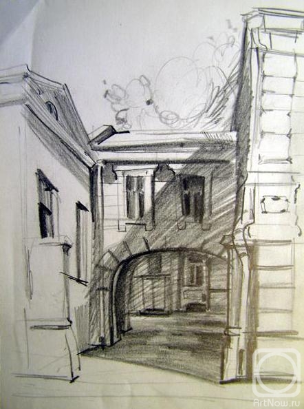 Gerasimov Vladimir. Moscow sketches 58