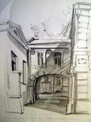 Moscow sketches 58 (). Gerasimov Vladimir