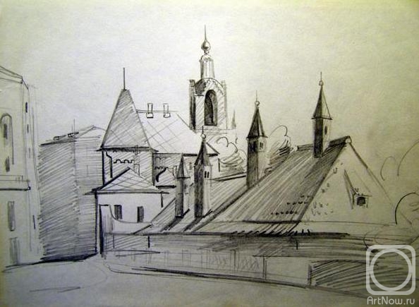 Gerasimov Vladimir. Moscow sketches 62