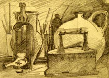 An Old Iron.Sketch 2. Gerasimov Vladimir