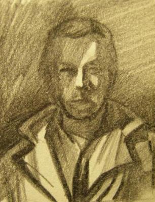 Self-portrait (sketch 2). Gerasimov Vladimir
