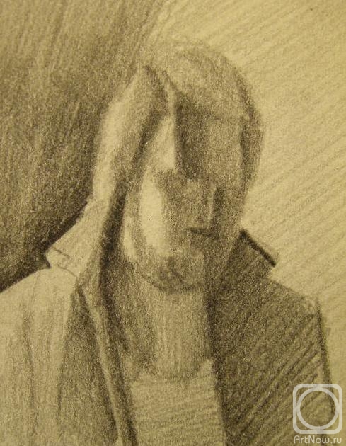 Gerasimov Vladimir. Self-portrait (sketch 3)