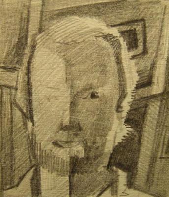 Self-portrait (sketch 8). Gerasimov Vladimir