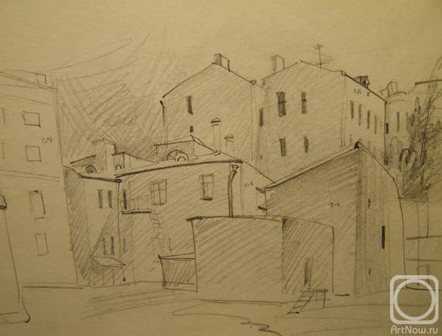 Gerasimov Vladimir. Moscow sketches 3