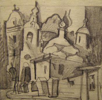 Moscow sketches 12. Gerasimov Vladimir