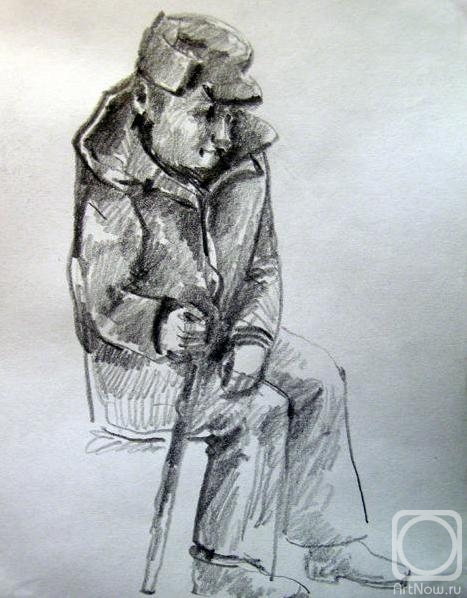 Gerasimov Vladimir. Five minutes sketch in the subway 13