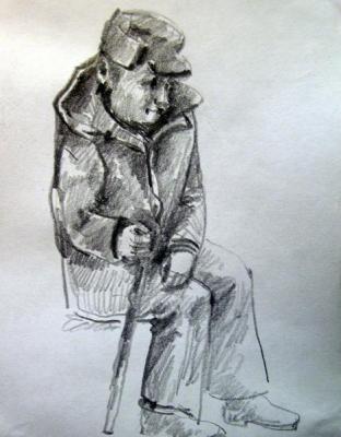 Five minutes sketch in the subway 13
