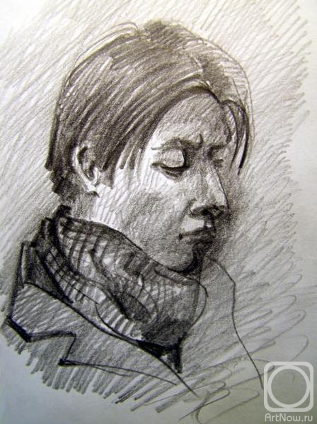 Gerasimov Vladimir. Five minutes sketch in the subway 32