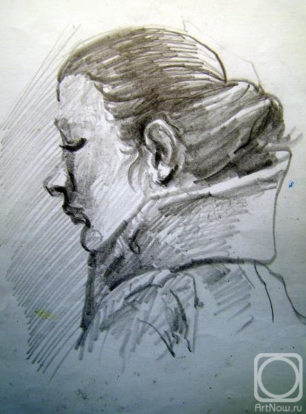 Gerasimov Vladimir. Five minutes sketch in the subway 45