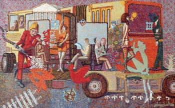 Ikarus and firefighter. Akindinov Alexey