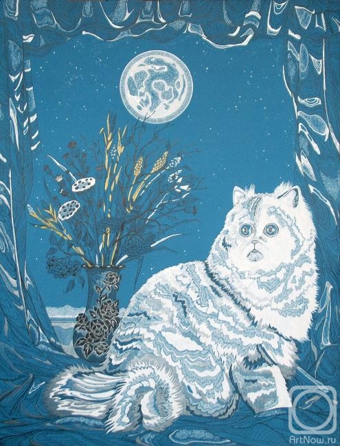 Sakutina Natalia. Moon Cat