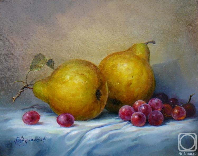 Shurganov Vladislav. Pears with grapes