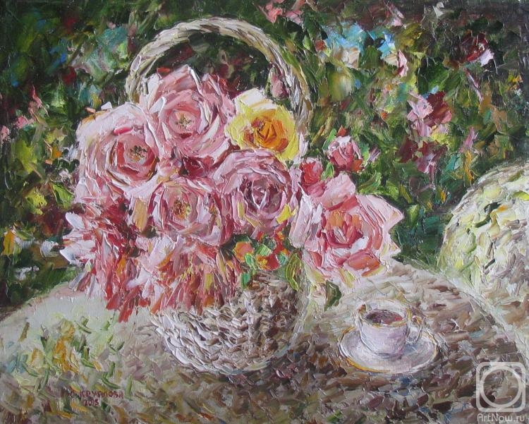 Kruglova Svetlana. Roses in a basket