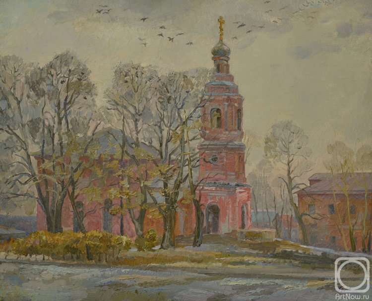Panov Eduard. Temple by the road