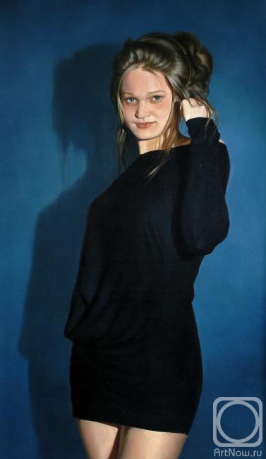 Korotych Anatoliy. Girl in black dress