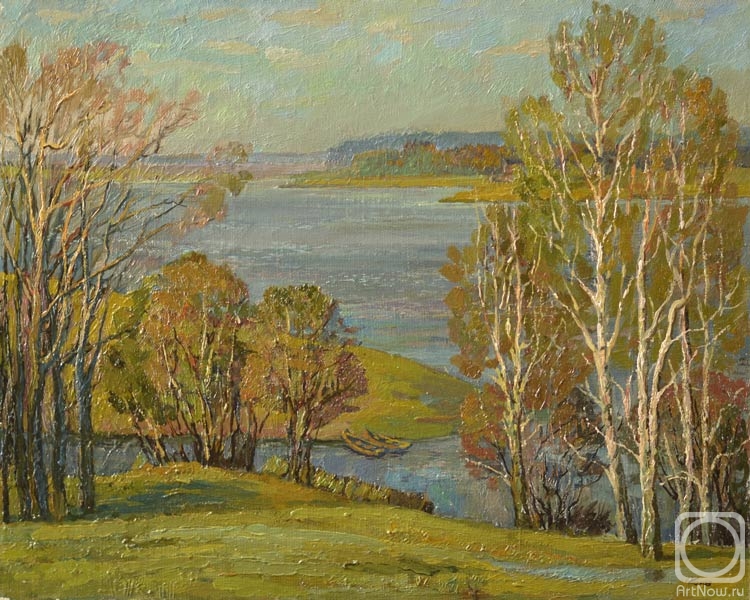 Panov Eduard. Spring landscape