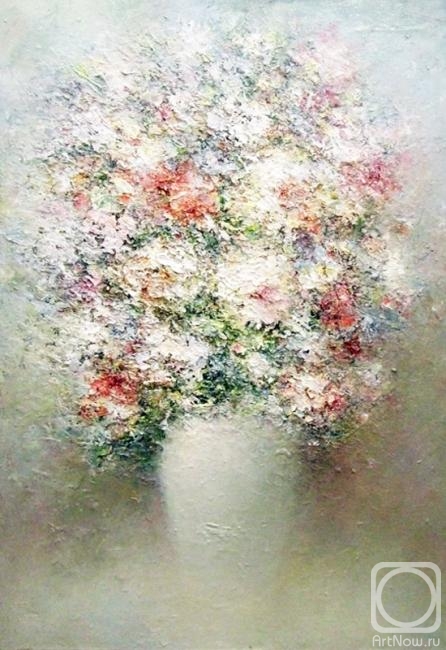 Jelnov Nikolay. Bouquet in white
