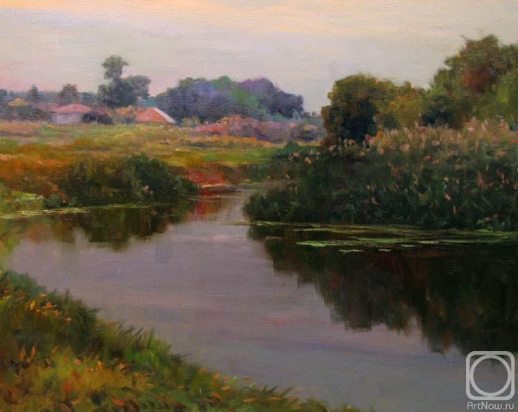Dobrodeev Vadim. Evening by the river