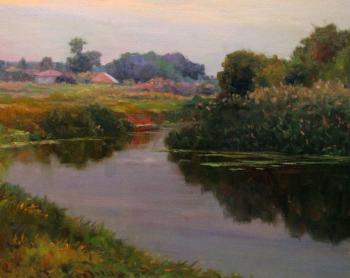 Evening by the river. Dobrodeev Vadim