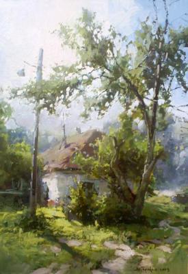 Old hut on the edge of the village. Pryadko Yuriy
