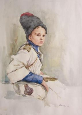 Portrait of a Cossack Boy