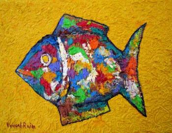 Colourfull fish. Rain Vyusal