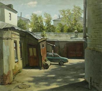 Paroshin Vladimir Arkadievich. Yard on Strastnoy Boulevard