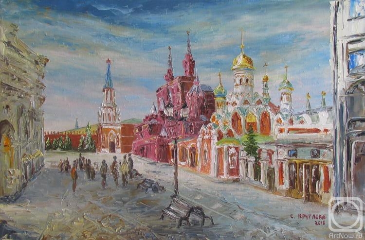 Kruglova Svetlana. Kazan Cathedral, and St. Nicholas Tower