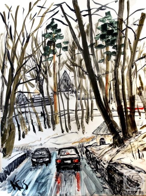 Karaceva Galina. On the approach to the Savvino-Storozhevsky monastery