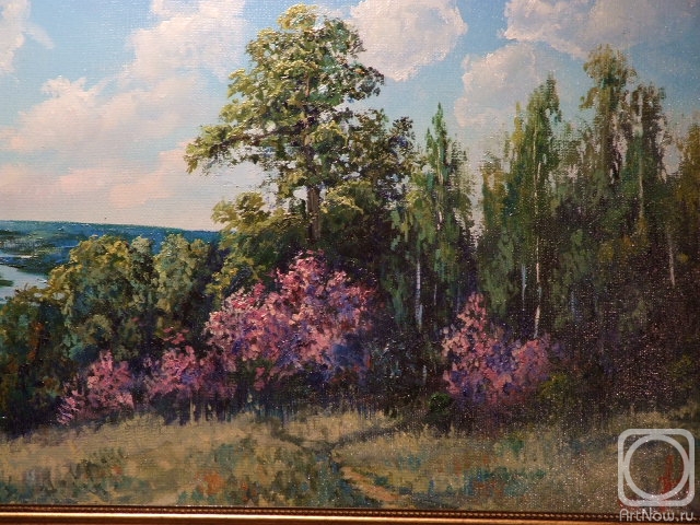 Zav'yalov Aleksey. Landscape with lilacs