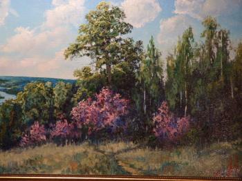 Landscape with lilacs. Zav'yalov Aleksey