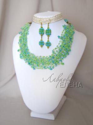 Green Tea Jewelry Set 2. Lavrova Elena