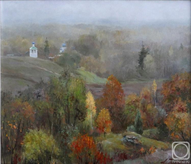 Galimov Azat. A foggy morning. Izborsko - Malskaya Valley