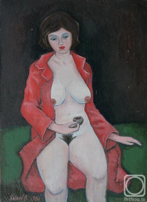 Klenov Valeriy. The girl in the red coat