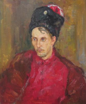 Portrait of a Don Cossack. Shplatova Tatyana