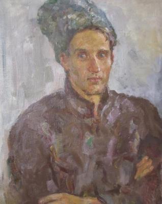 Portrait of her husband. Shplatova Tatyana