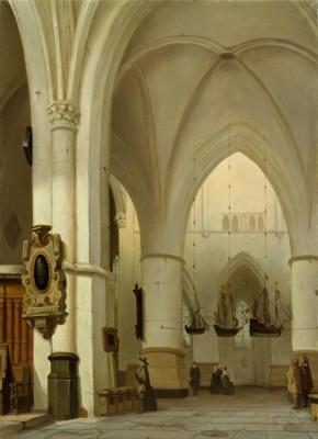 Interior of the St. Bavo, Haarlem